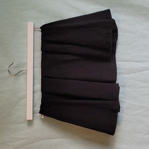 Black mini skirt
